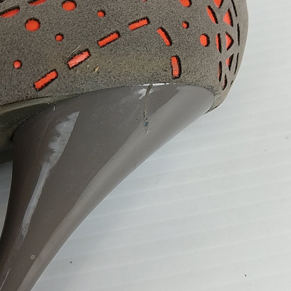 Wild Diva Loraine-23 Cutout Peep Toe High Heels - Picture 10 of 11